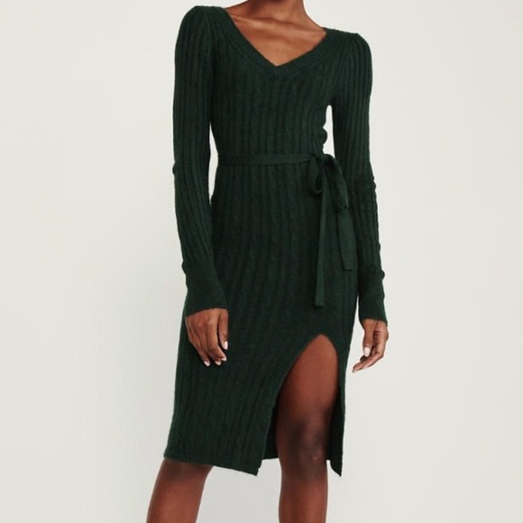 Nwt Abercrombie Tiewaist Sweater Dress 